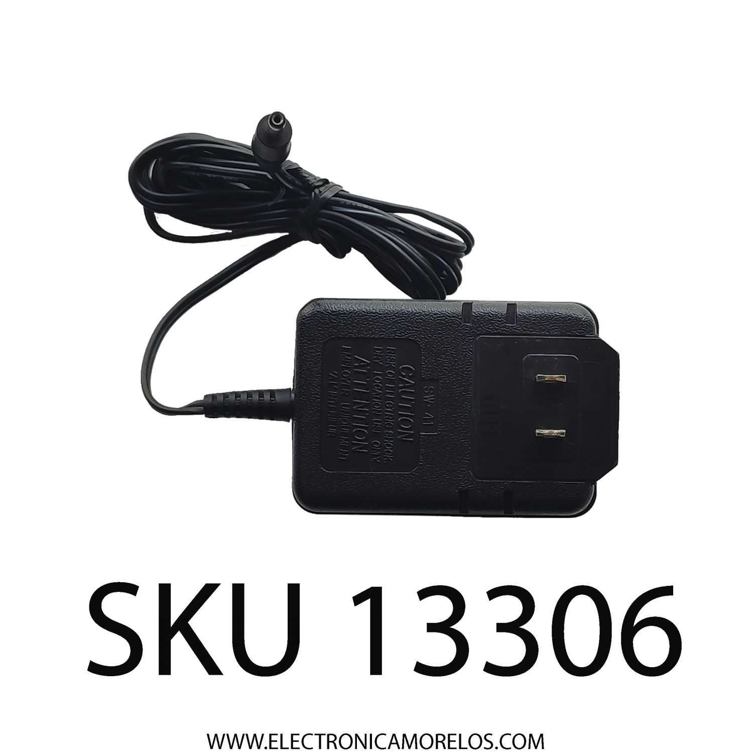 ADAPTADOR AC / NUMERO DE PARTE SR-4530U / INPUT: 120 VAC 60HZ 6W / OUTPUT: 4.5 VDC 300mA	